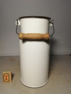 Stara emaliowana kanka bańka na mleko 5L z czasów PRL-u