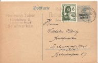 TRZECIA RZESZA -postkarte -MEMEL-GEBIET -nadruk -obieg 1937 rok