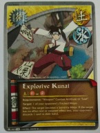 Karta Naruto CCG Jutsu Expllosive Kunai - J-707