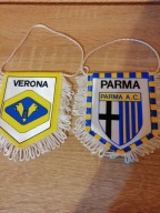 Małe proporczyki piłkarskie Vintage z lat 70- tych