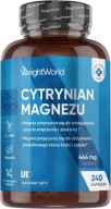 Cytrynian Magnezu 1480 mg 240 kapsułek 444 mg Mg WeightWorld