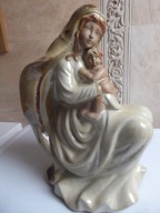 Matka Boska Maryja z dzieciątkiem ceramika POLECAM