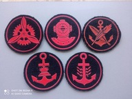 Naszywki komplet 5 sztuk