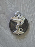 Korpusówka odznaka Polska 2 RP Sanitariusz Medyk Trębacz Kraków oryginał