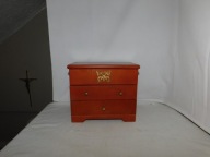 STARA DREWNIANA SZAFKA NA BIŻUTERIĘ