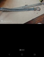 Pasek metalowy srebrny