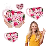 MYDLANE RÓŻE SERCE ZAPACHOWY BUKIET PREZENT NA ZAKOCHANIE DZIEŃ KOBIET LOVE