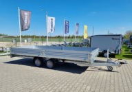 Stema Przyczepa 510x213 cm ALU 3,5T hamowana Burty platforma, TUV 100 km,
