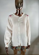 BLUZKA MUŚLINOWA ŻABOTEM HAFTOWANA HAFTEM MUŚLIN