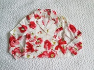 Wójcik żakiet biały w czerwone kwiaty roz 122