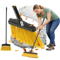 SZCZOTKA GOSPODARCZA MOCNE WŁOSIE TRWAŁA MIOTŁA ULICÓWKA OPRAWNA ZAMIATACZ