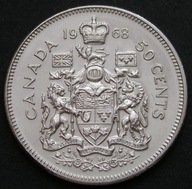 Kanada 50 centów 1968 - królowa Elżbieta II