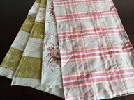 ŚCIERKI KUCHENNE LNIANE 63 / 44 cm. 4 szt. JAK NOWE.