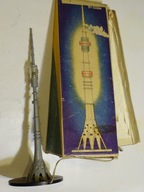 LAMPKA NOCNA RADZIECKA wieża telewizyjna w MOSKWIE