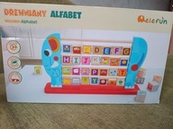 DREWNIANY ALFABET SŁOŃ