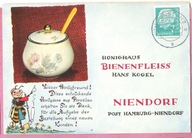 Niemcy 1959, st. Konstanz, formularz firmowy DOM MIODU, miód, pszczoły
