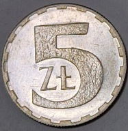 Monety PRL 5 zł z 1989r