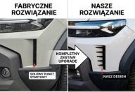 Nowoczesne wloty / wstawki zderzaka do Dacia Duster III (od 2024)