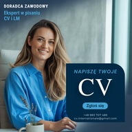 Pisanie CV - NAPISZĘ TWOJE CV / LIST MOTYWACYJNY - usługi pisarskie