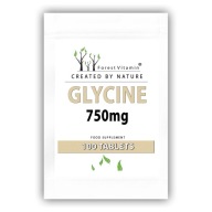 GLICYNA 750mg GLYCINE 100 tab AMINOKWAS MOCNY