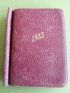 STARY KALENDARZ SIEMENS 1933 R.