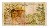 1000 Francs 1966r. Madagaskar rzadki