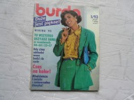 BURDA NR 1 1993 Z WYKROJAMI