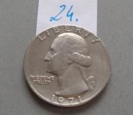 1/4 DOLARA - QUARTER DOLLAR z 1971 roku