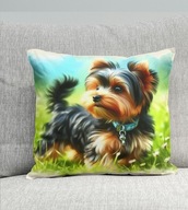 Poduszka 40/40cm Yorkshire Terrier, York Yorkuś