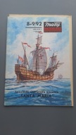 Mały Modelarz 8-9/1992 Żaglowiec SANTA MARIA (nierozcięty)