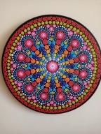 Okrągła mandala - Haft Diamentowy