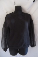 BLUZA RĘKAW ZDOBIONY ROZM M