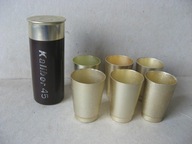 PRL : Kieliszki Turystyczne KALIBER 45 _na GRZYBY _na RYBY _na DZIEWUCHY :)