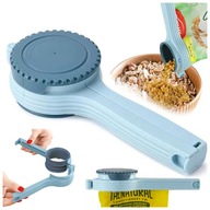 KLIPS DO ZAMYKANIA OPAKOWAŃ TOREBEK ŻYWNOŚCI Z DOZOWNIKIEM ELOY