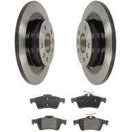 TARCZE HAMULCOWE + KLOCKI TYŁ OPEL VECTRA C SIGNUM