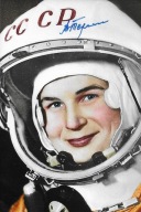 Autograf Valentina Tereshkova (Tierieszkowa), kosmonautka