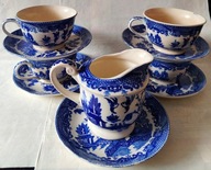 Stara japońska porcelana filiżanki i mlecznik Nippon