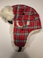 CZAPKA DAMSKA USZATKA ZIMOWA Z FUTERKIEM nr 863