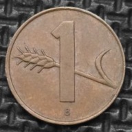 SZWAJCARIA [1378]*1 Rappen 1958*B Konfederacja Szwajcarska