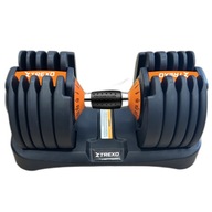 HANTLA REGULOWANA XTREXO 24KG EVO GUMOWANA ŻELIWNA DO ĆWICZEŃ FITNESS