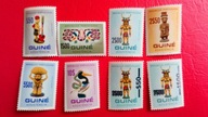 GWINEA 1962 folklor + przedruki czyste**