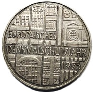 Moneta okolicznościowa Republiki Federalnej Niemiec (RFN) 5 marek z 1975 r.