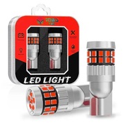 ŻARKA SAMOCHODOWA LED CZERWONA ŻARÓWKI CZERWONE W5W T10 LED30 6500K 2 SZT