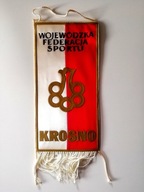 Stary Polski proporczyk - Wojewódzka Federacja Sportu Krosno
