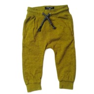 NEXT spodnie dresowe baggy ochra 80/86 cm
