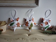 GWIAZDKI,GWIAZDY, ZAWIESZKI komplet 3 szt.