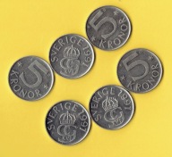 Szwecja 5 KORON 1991 r.