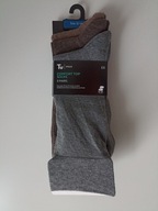 3 pary Śliczne bawełniane skarpety TU MAN Size 12-14