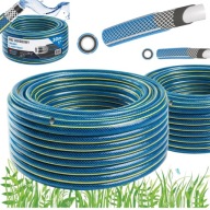 WĄŻ OGRODOWY GUMOWY ZWIJANY 30 M 1 CAL 4 WARSTWOWY ELASTYCZNY MOCNY