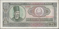 Rumunia 25 lei 1966 - C.00 - Tudor Vladimirescu - stan bankowy UNC -